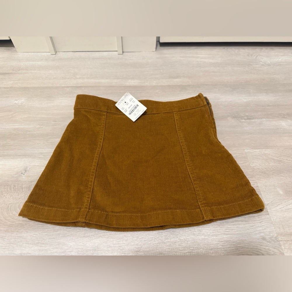 NWT SIZE 4-5 Crewcuts Corduroy Mini Skirt in Tan